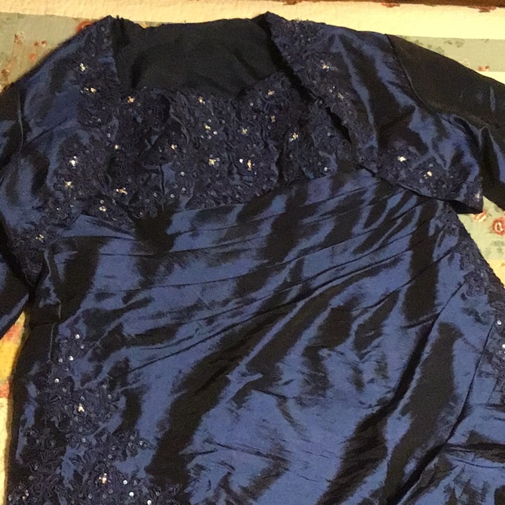 Jade couture plus evening gown